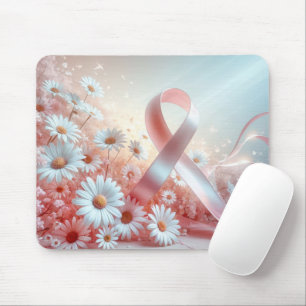 Mousepad Fita Cor-De-Rosa E Visitas Brancas