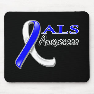 Mousepad Fita da consciência do ALS