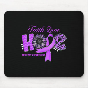 Mousepad Fita da Esperança da Consciencialização da Epileps