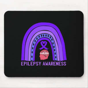 Mousepad Fita de Suporte Roxo para Sensibilização para a Ep