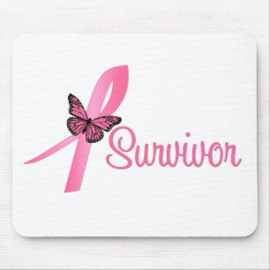 Mousepad Fita do sobrevivente do cancro da mama