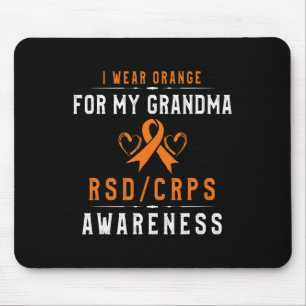 Mousepad Fita Laranja Sensibilização Para A Avó De S