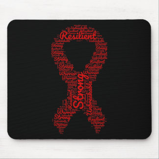Mousepad Fita Mês de Consciência do Aneurismo Cerebral com 