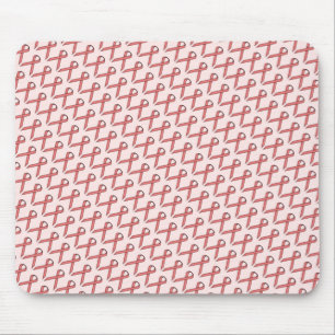 Mousepad Fita Padrão Rosa de Kenneth Yoncich