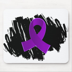 Mousepad Fita roxa da bulimia com Scribble