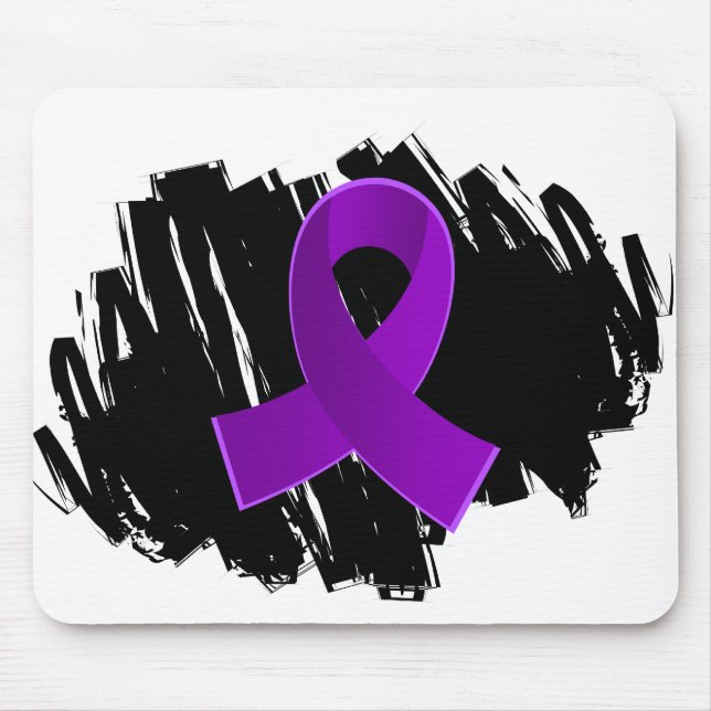 Mousepad Fita roxa da bulimia com Scribble (Frente)