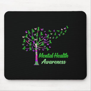 Mousepad Fitas de Árvore de Sensibilização para a Saúde - G
