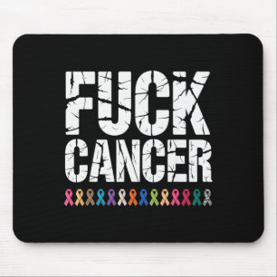 Mousepad Fitas de todos os tipos de câncer conscientização