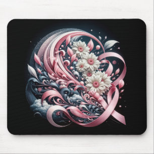 Mousepad Fitas e Visitas Rosa