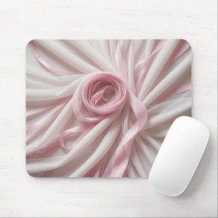 Mousepad Fitas Rosa Com Tela Branca
