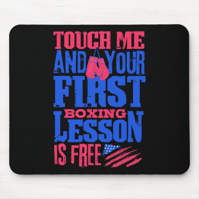 Mousepad Fitness Boxing Ring - Primeira Lição Grátis - Eu A (Frente)