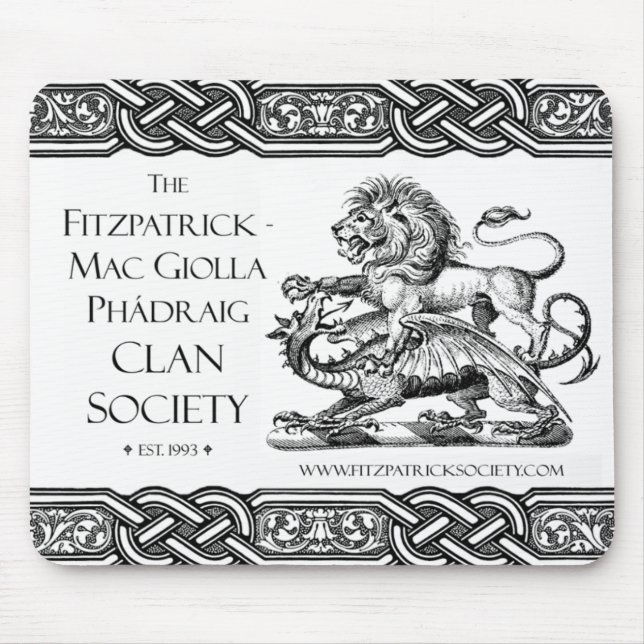 Mousepad Fitzpatrick-Mac Giolla Phádraig Society Design I M (Frente)