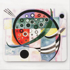 Mousepad Fixo - Abstração Colorida Vintage de Kandinsky