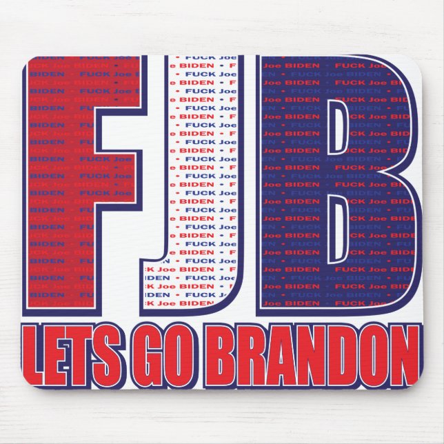 Mousepad FJB — Lets-Go-Brandon (Frente)