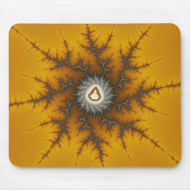 Mousepad Flake de gelo - Bloco de Mão Fractal (Frente)