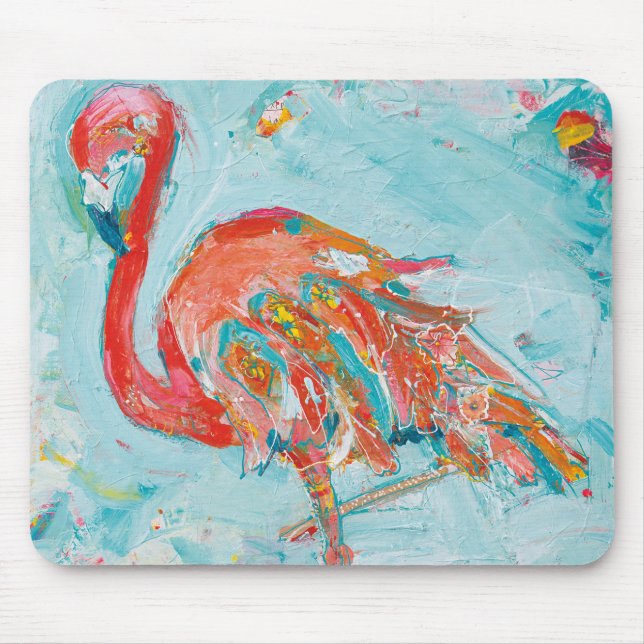 Mousepad Flamingo brilhante (Frente)