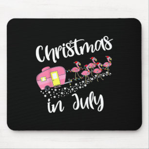Mousepad Flamingo Camping Camper Natal Em Julho