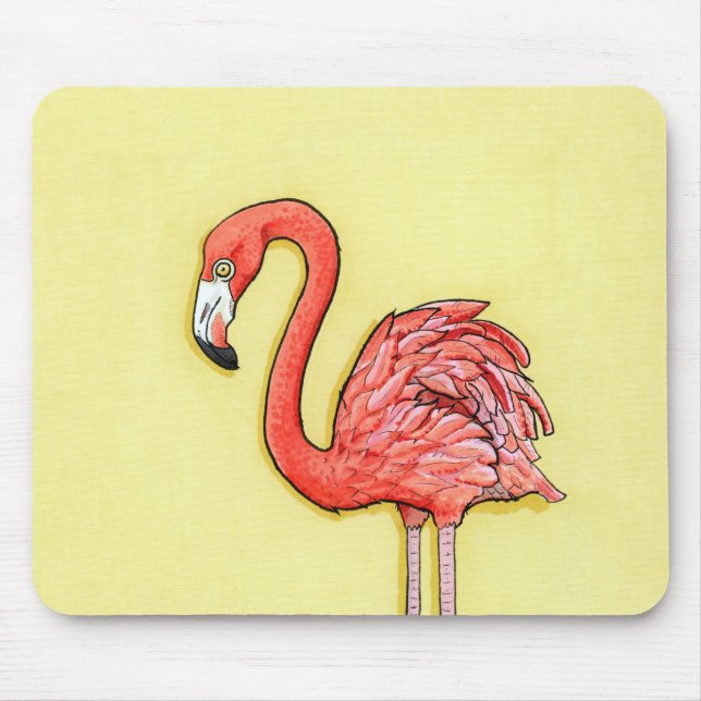 Mousepad Flamingo Rosa (Frente)