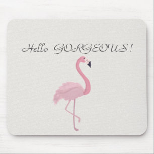 Mousepad Flamingo Rosa Adorável - Olá, Lindíssima