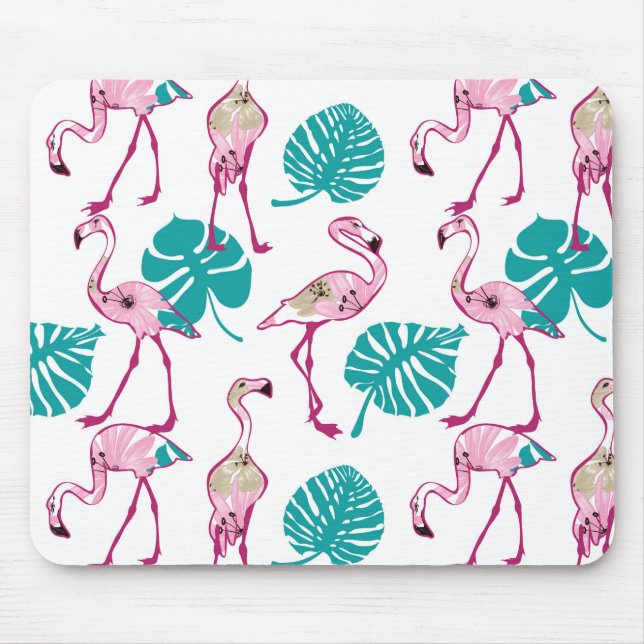 Mousepad Flamingos Rosa (Frente)