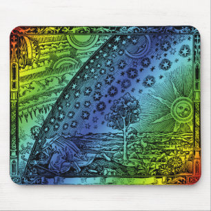 Mousepad Flammarion Heaven and Earth Engraving Trabalho de 