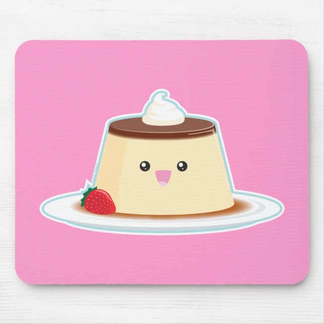 Mousepad Flan feliz (Frente)