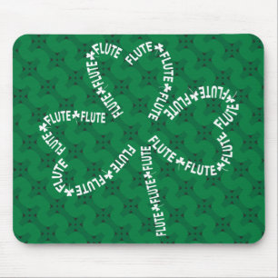 Mousepad Flaute Text Shamrock