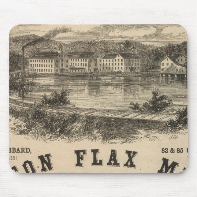 Mousepad Flax Mills De Boston (Frente)