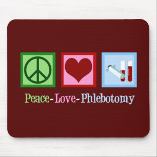 Mousepad Flebotomia do amor da paz