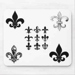 Mousepad fleur-de-lis