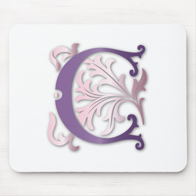 Mousepad Fleur-de-lis C Monograma (Frente)