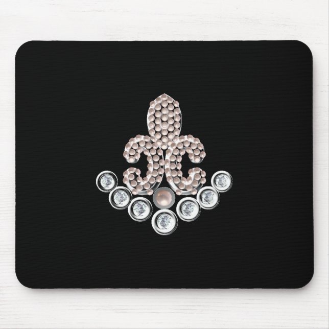 Mousepad Fleur De Lis-jeweled (Frente)