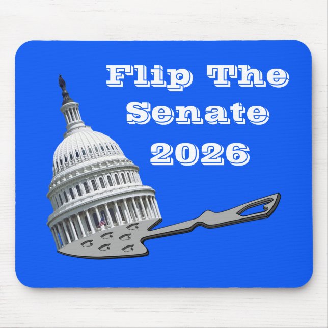 Mousepad Flip The Senate Vote Blue 2026 (Frente)
