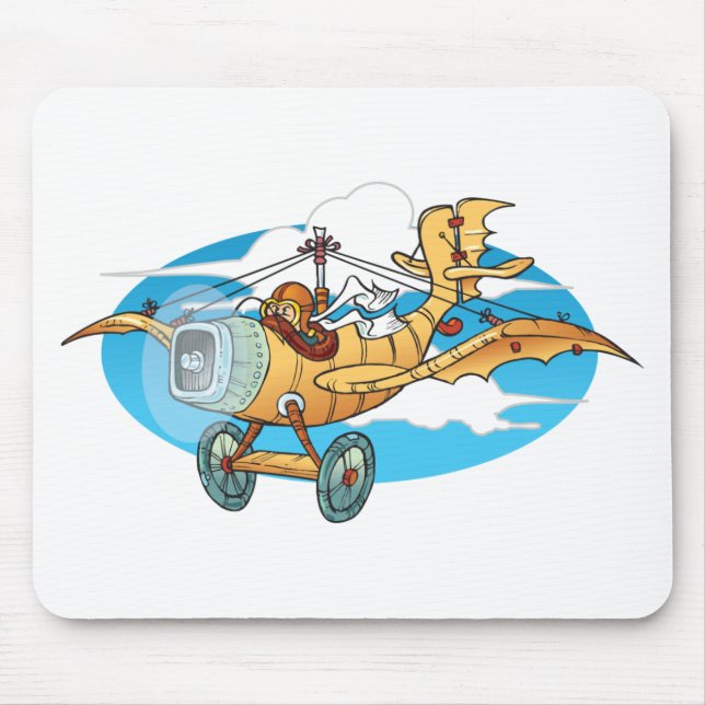 Mousepad Flivver dos desenhos animados (Frente)