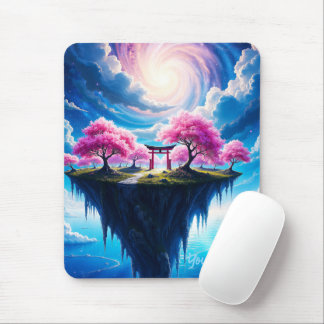 Mousepad Floating Island Sakura Art