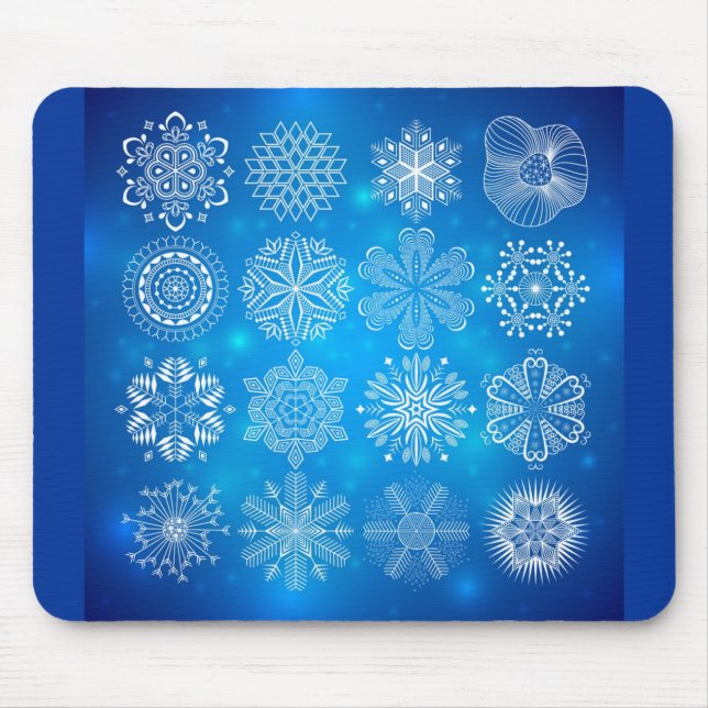 Mousepad floco de neve bl (Frente)