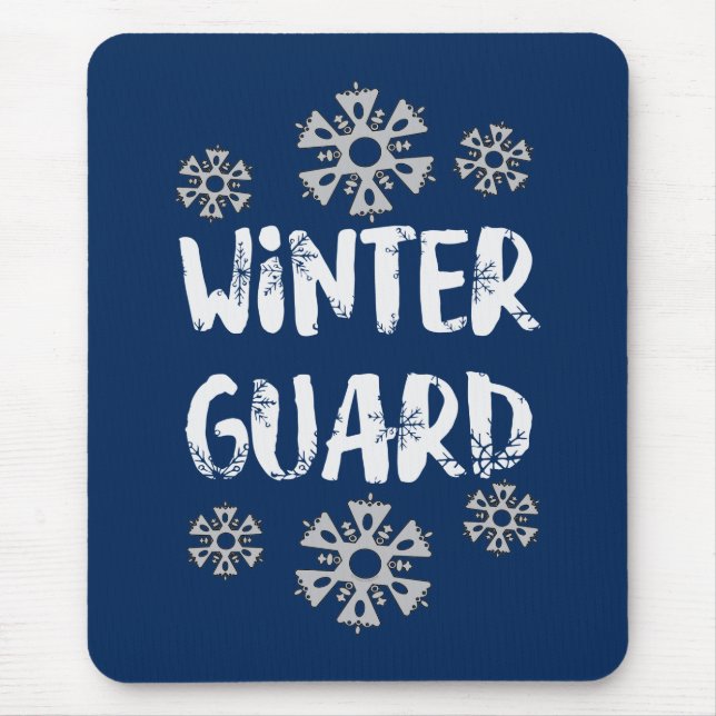 Mousepad Floco de neve da Guarda de inverno (Frente)
