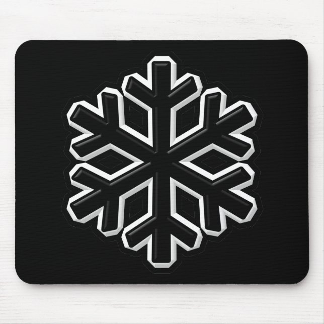 Mousepad Floco de neve de ferro (Frente)