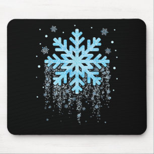 Mousepad Floco de neve Figurino Inverno Festa de Natal Mens