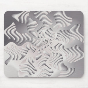 Mousepad floco de neve prateada