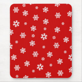 Mousepad Flocos de neve (brancos) [Padrão de Natal]