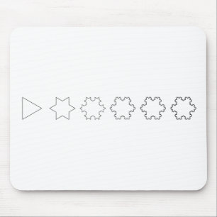 Mousepad Flocos de neve de Koch