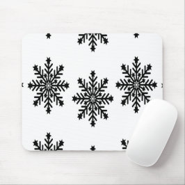 Mousepad Flocos de neve de Natal em branco