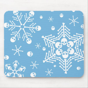 Mousepad Flocos de neve do crânio