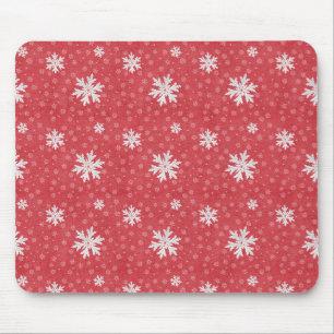 Mousepad Flocos de neve na véspera de Natal Convidando Napk