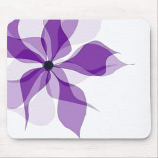 Mousepad Flor Abstrato púrpura