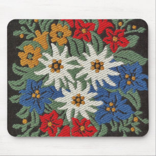 Mousepad Flor alpina suíça de Edelweiss