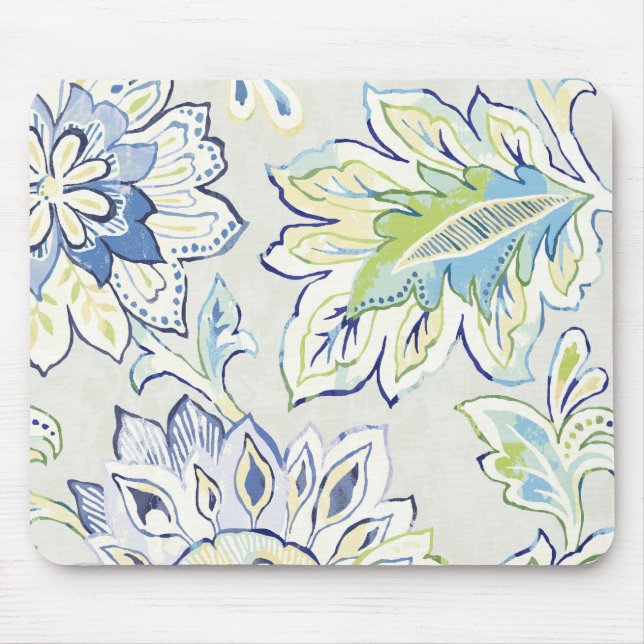 Mousepad Flor azul boémia (Frente)