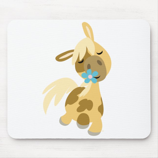 Mousepad Flor Azul e Pousepad (Frente)