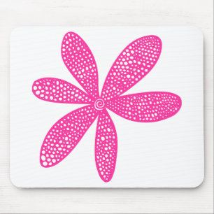 Mousepad Flor bonito - rosa quente